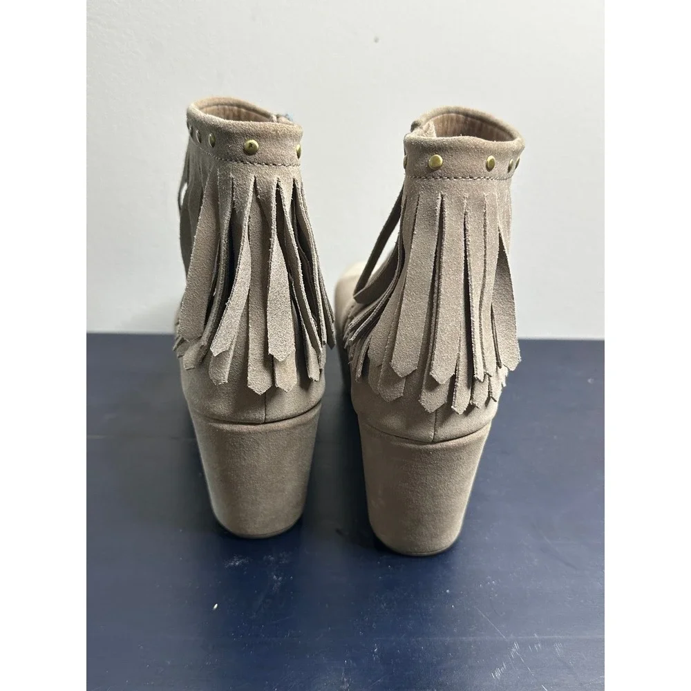 Chocolat‎ Blu Women Shoes Wick Ankle Height Bootie Ice Suede